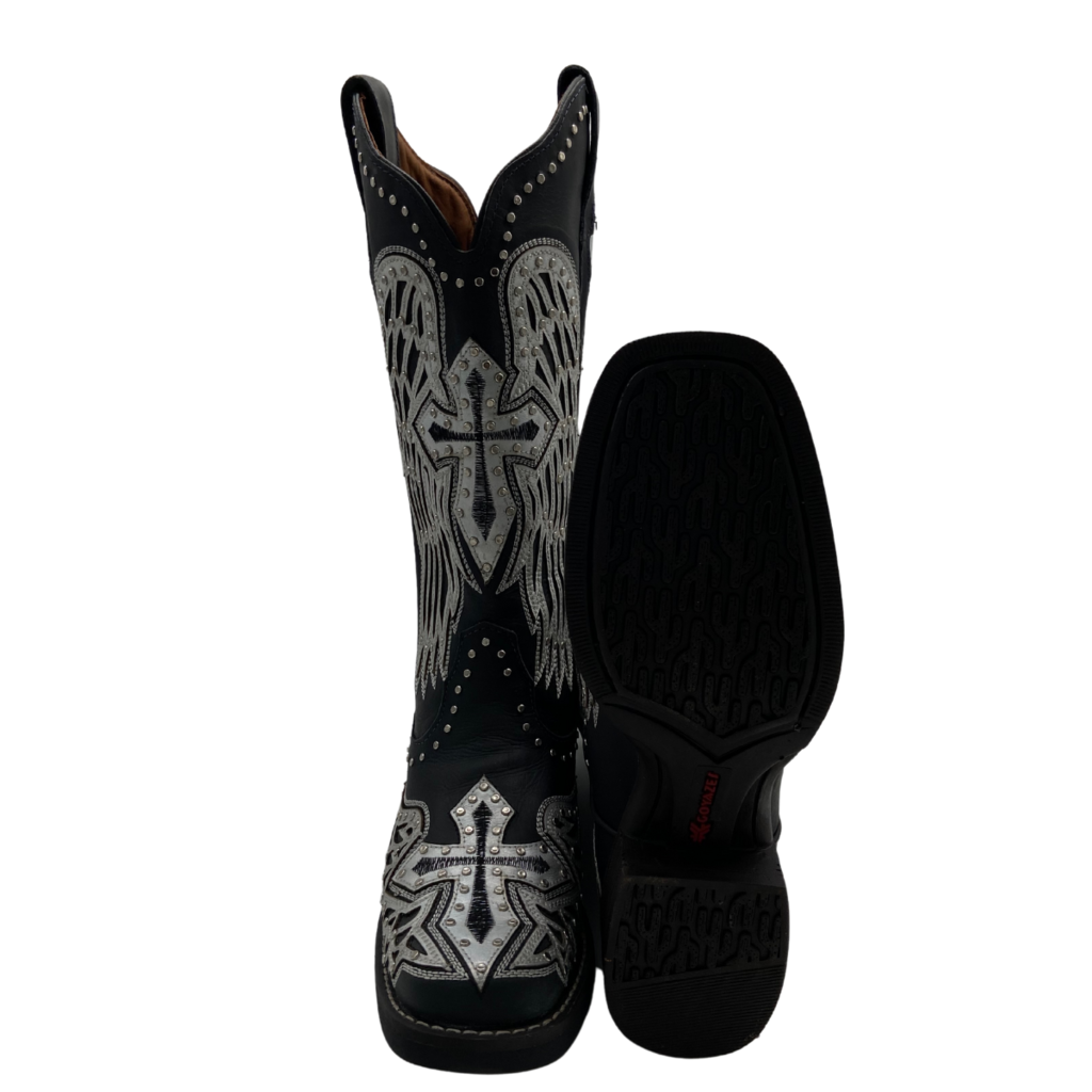 Bota Texana Feminina Goyazes Dallas Preto
