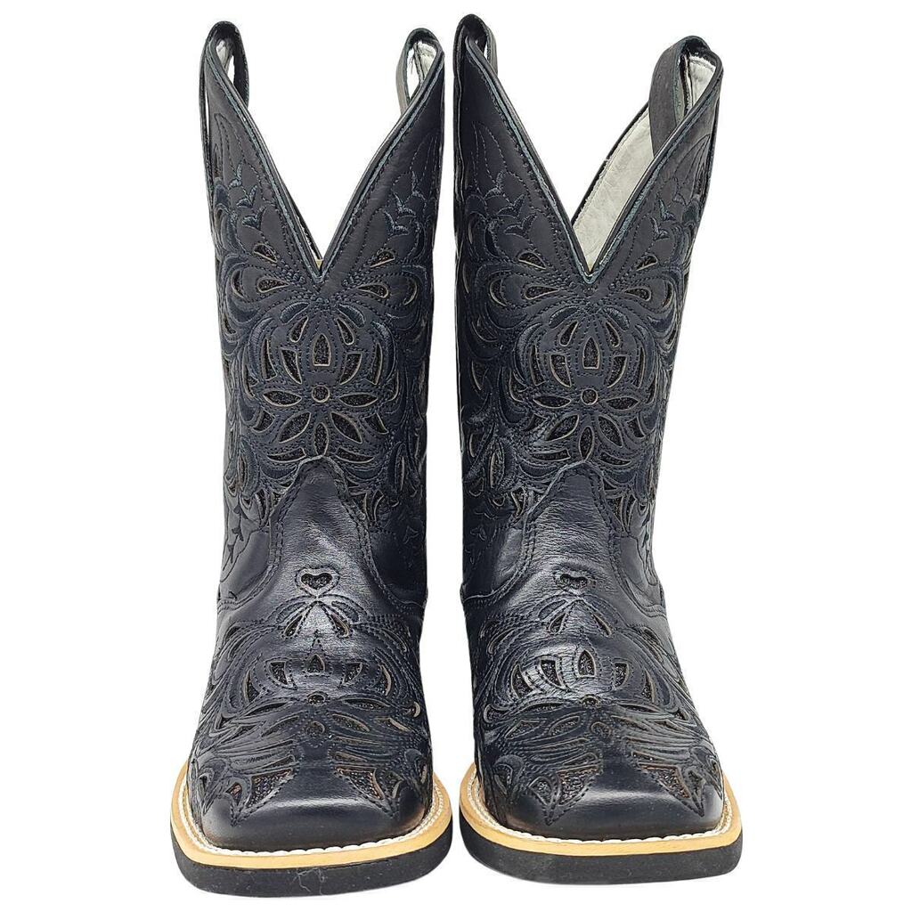 Bota Feminina Brilho Preto