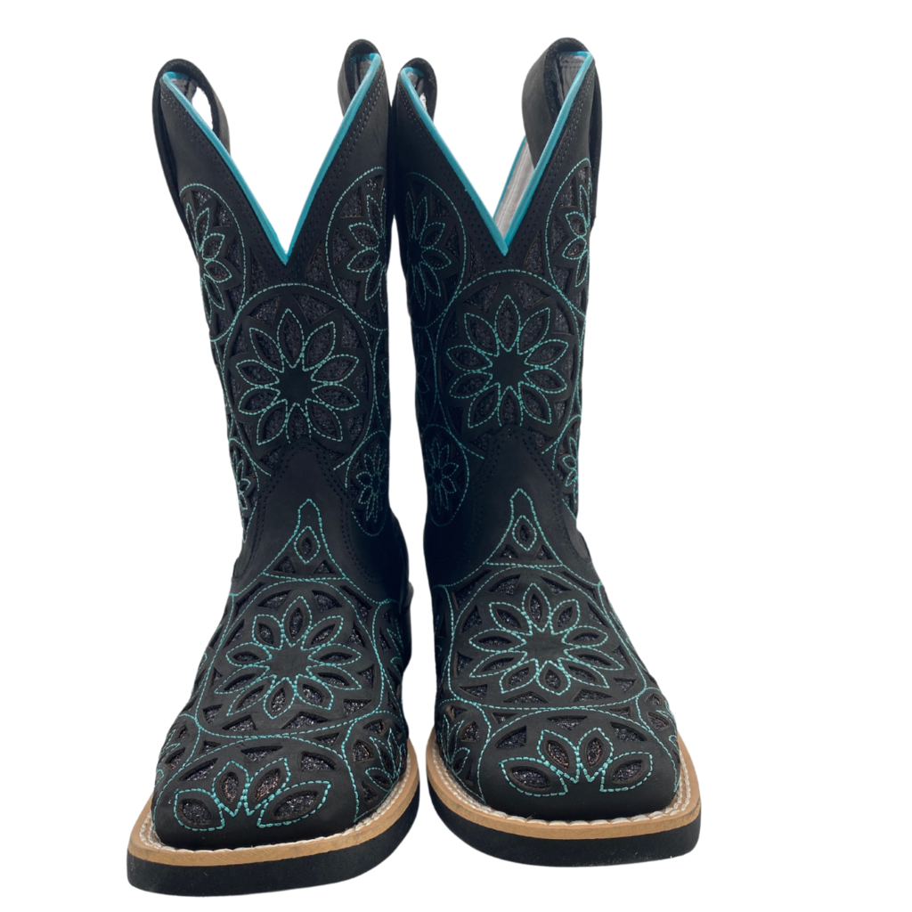 Bota Feminina Brilho Verde