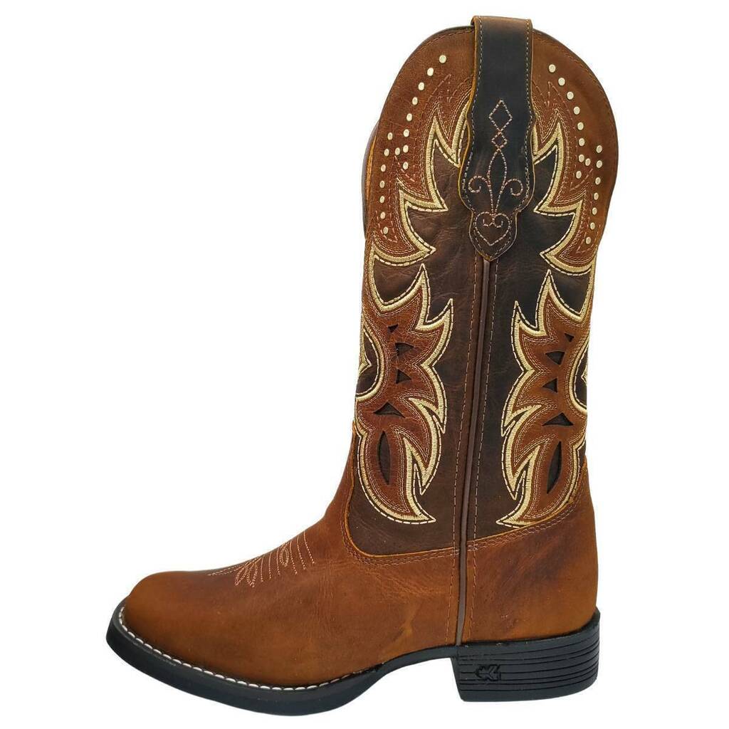 Bota Texana Feminina Goyazes Dallas Tabaco