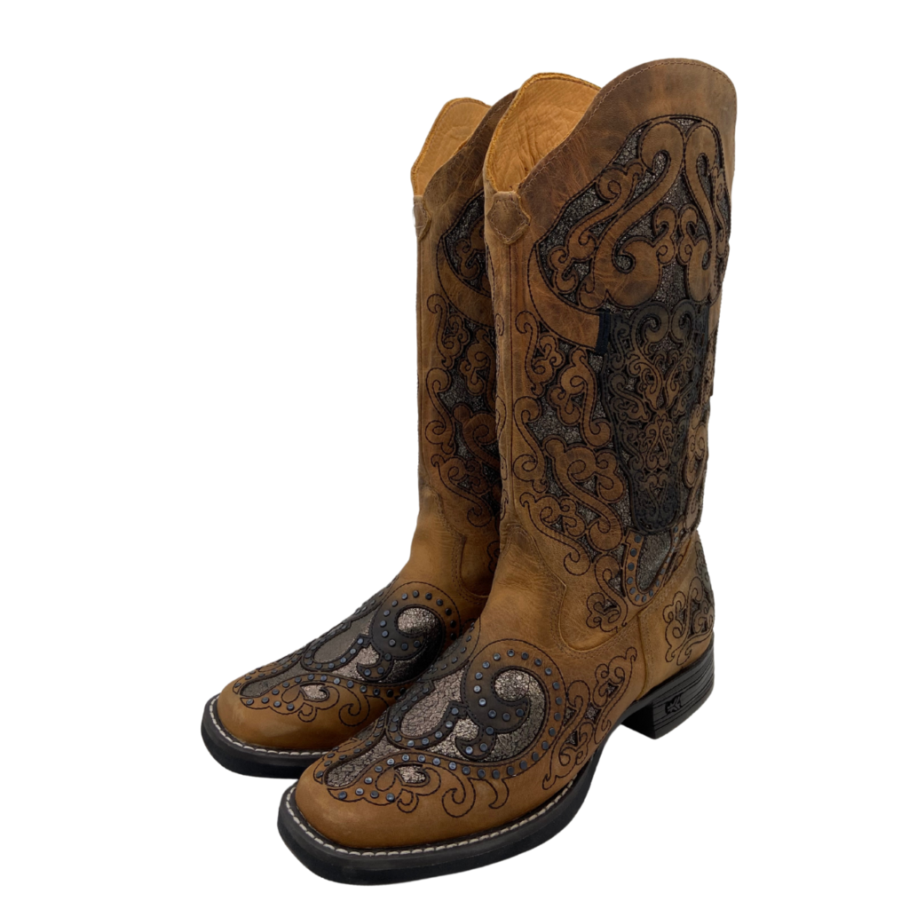 Bota Texana Feminina Goyazes Dallas Furta Cor