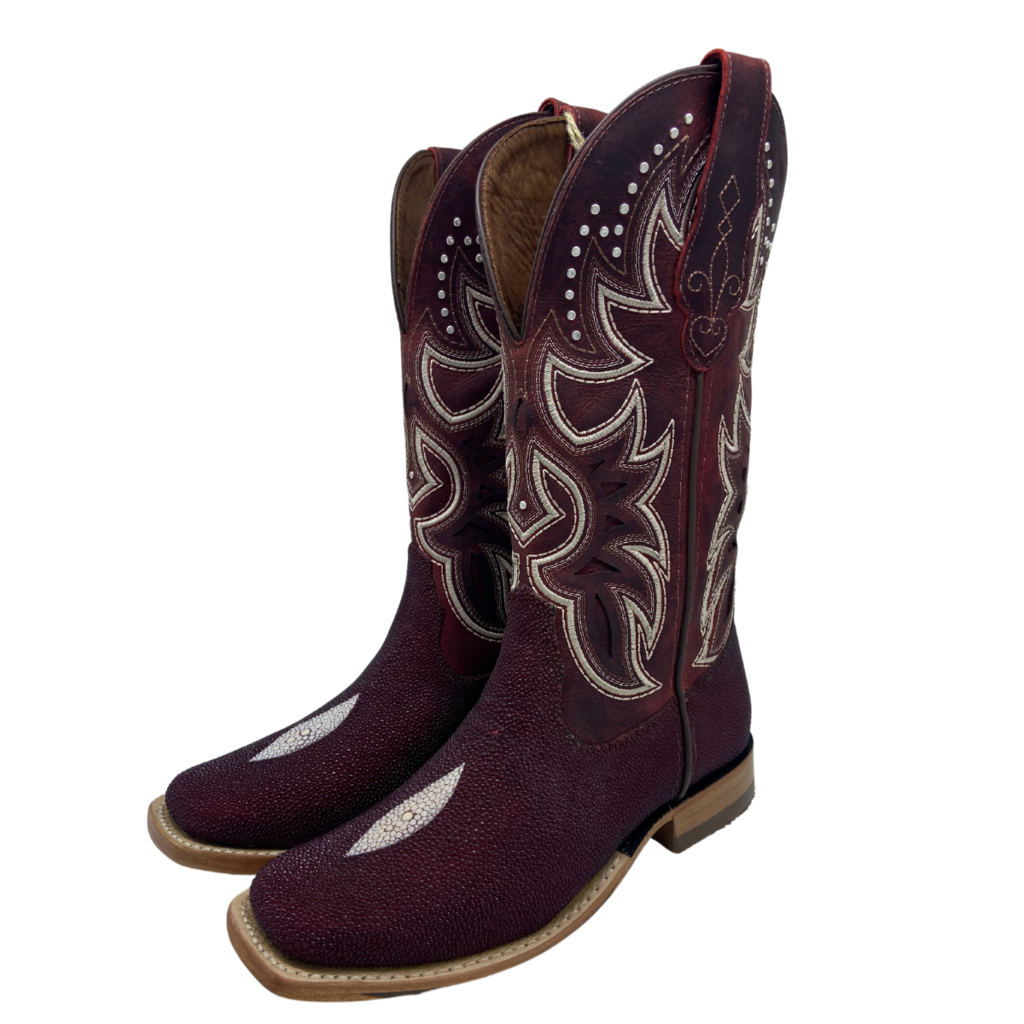 Bota Feminina Goyazes Arraia Bordô