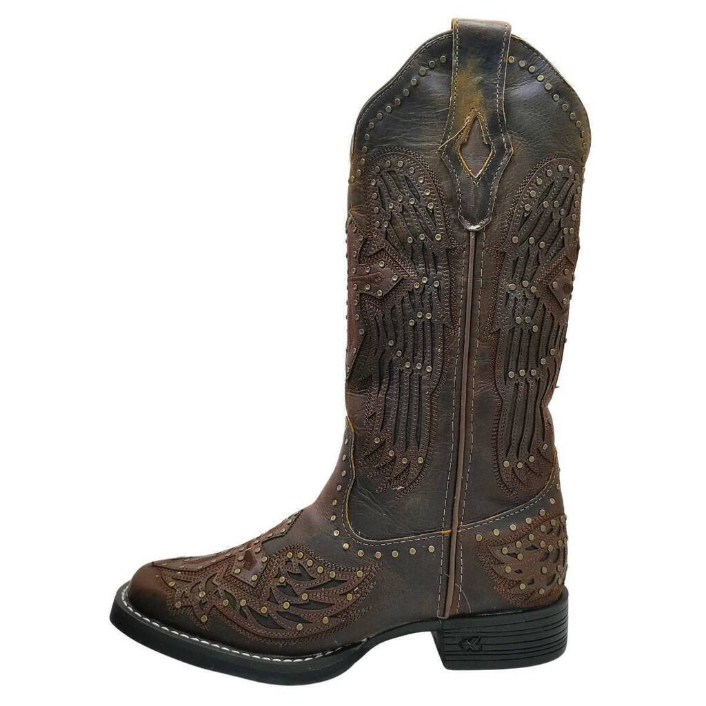 Bota Texana Feminina Goyazes Dallas Tabaco