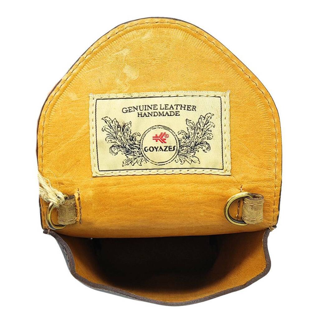 Bolsa De Couro Goyazes Dallas Creme