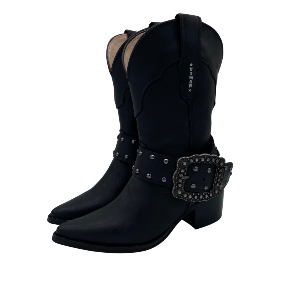 Bota Bico Fino Preto