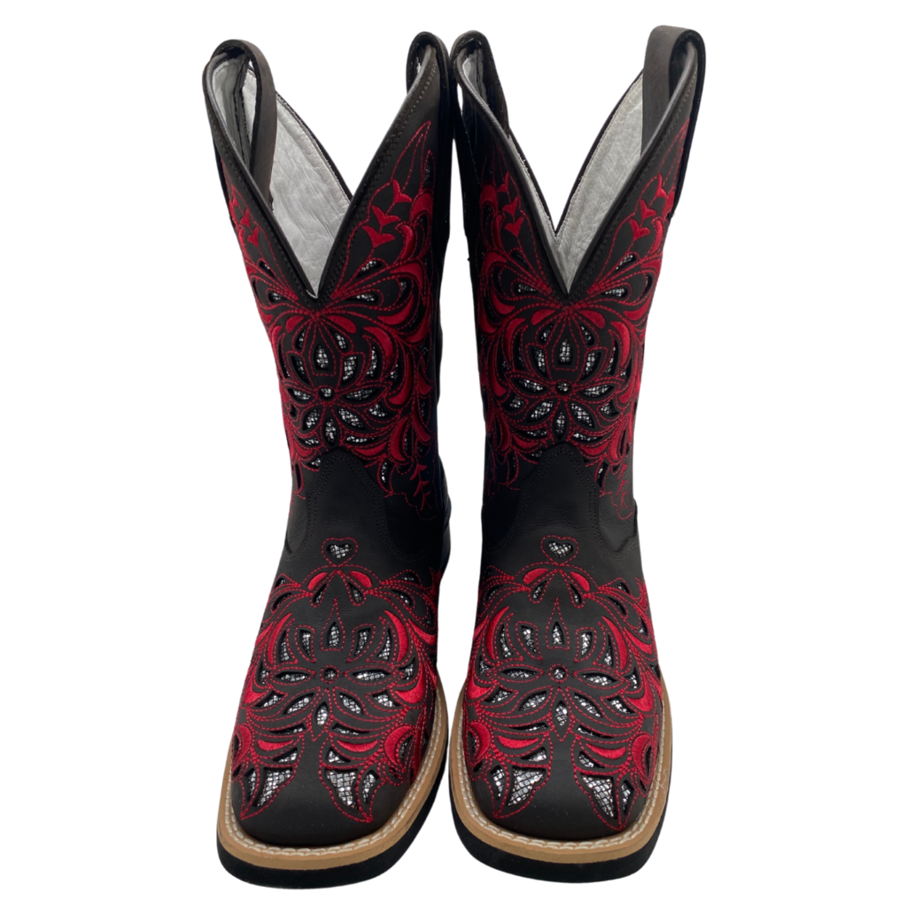 Bota Feminina Pink Brilho Prata