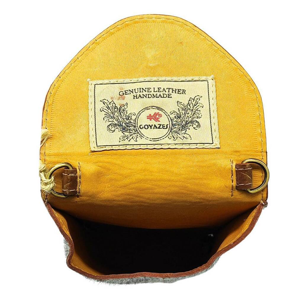 Bolsa De Couro Goyazes Atlanta Caramelo