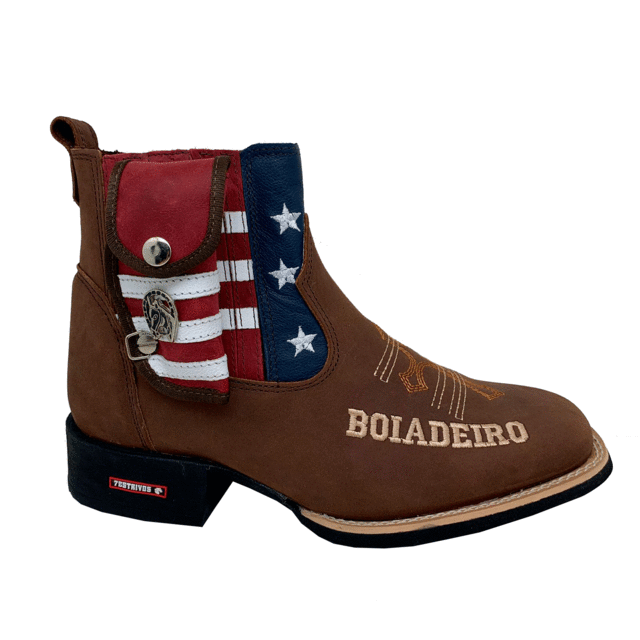 BotinaCanivete Americana
- Cano Americano | Gáspea Couro Crazy Horse Nescau