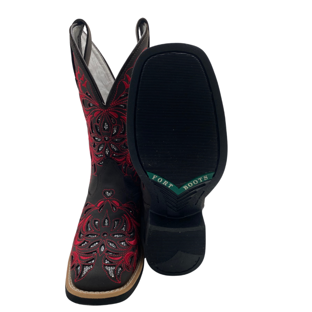Bota Feminina Pink Brilho Prata