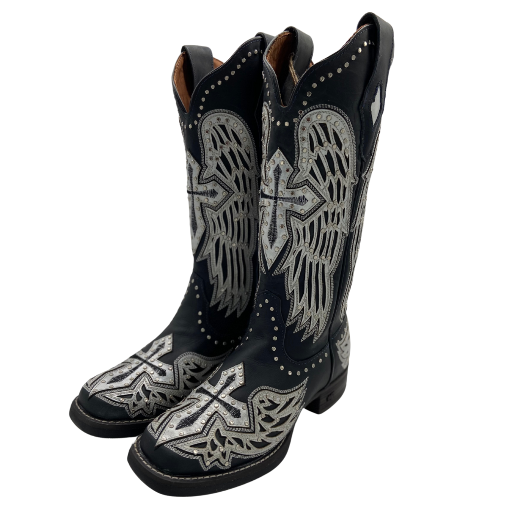 Bota Texana Feminina Goyazes Dallas Preto
