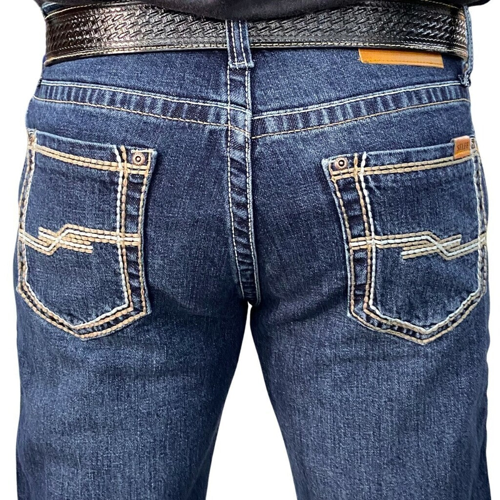 Calça Masculina Selff Western Relaxed Dark