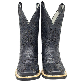 Bota Feminina Brilho Preto