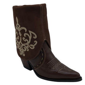 Bota Fem West Country Bico Fino Amarula