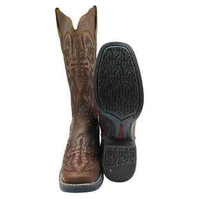 Bota Texana Feminina Goyazes Dallas Tabaco