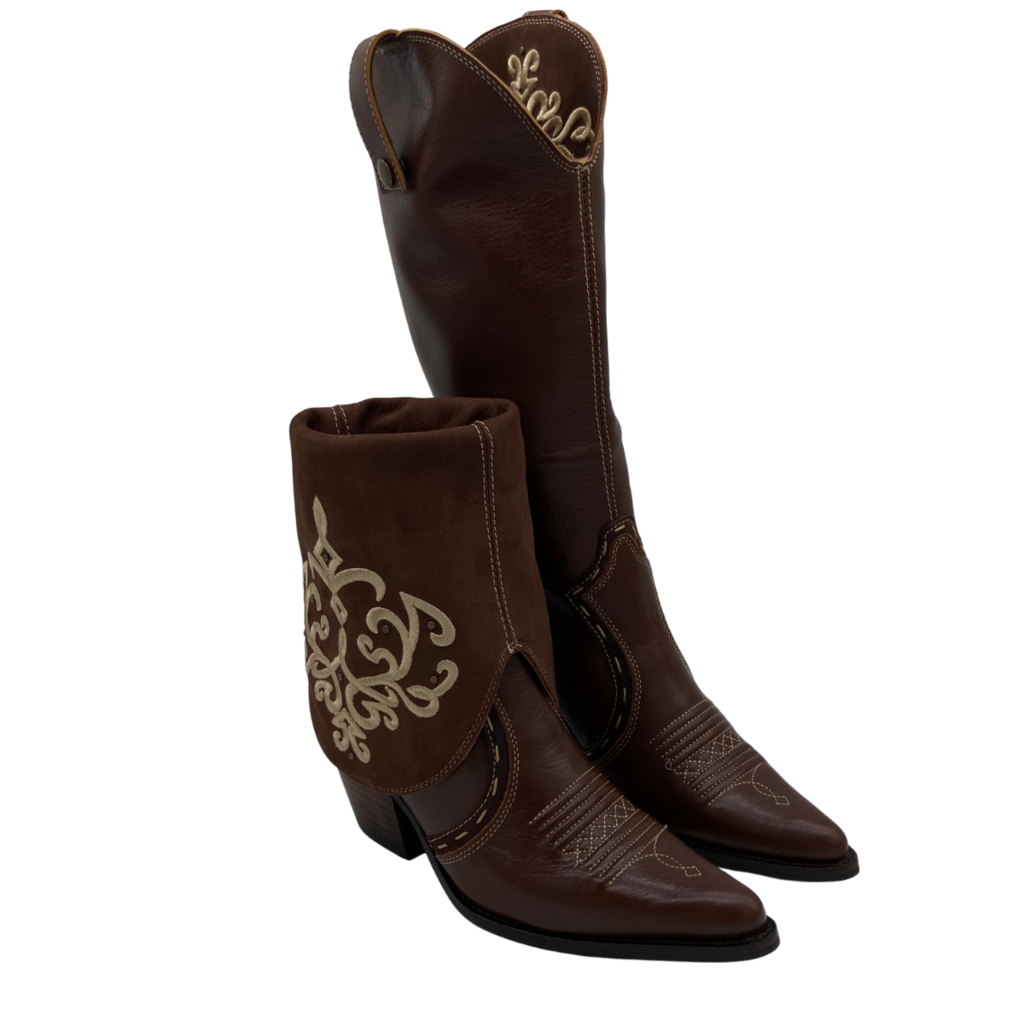Bota Fem West Country Bico Fino Amarula