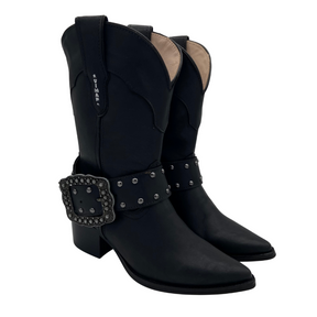 Bota Bico Fino Preto