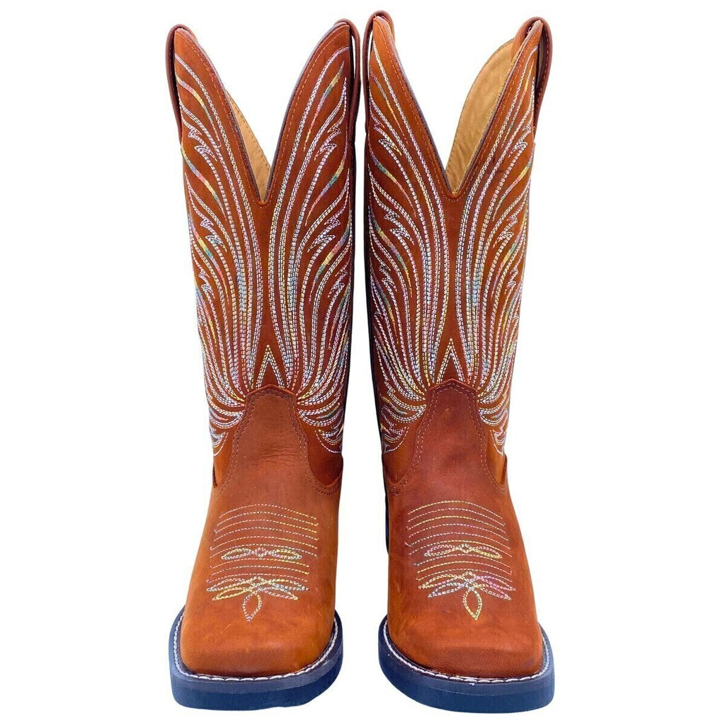 Bota Feminina Goyazes Nobuk Oil Tan