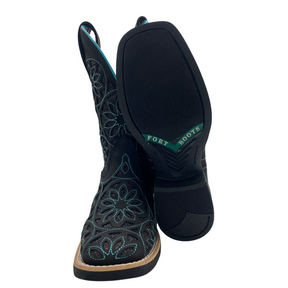 Bota Feminina Brilho Verde