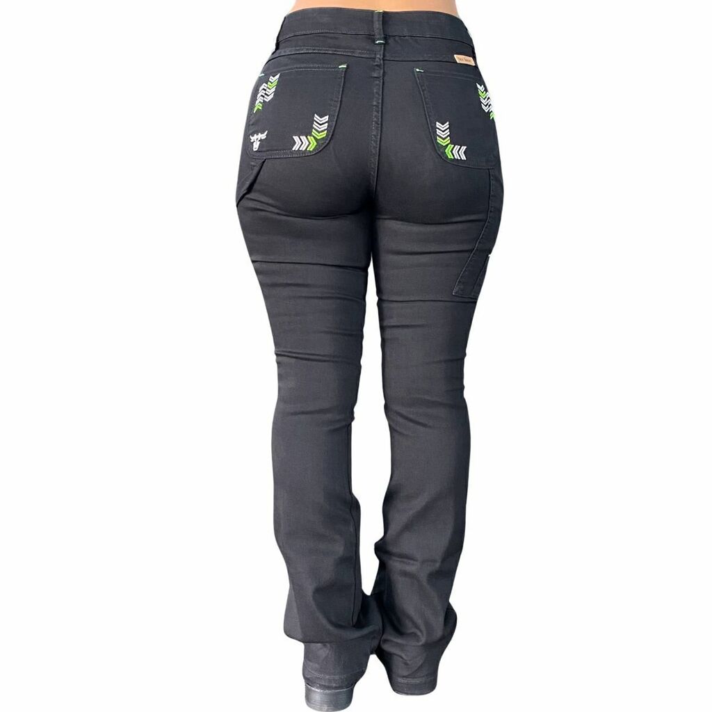 Calça Tex Team Carpinteira Bordada Verde