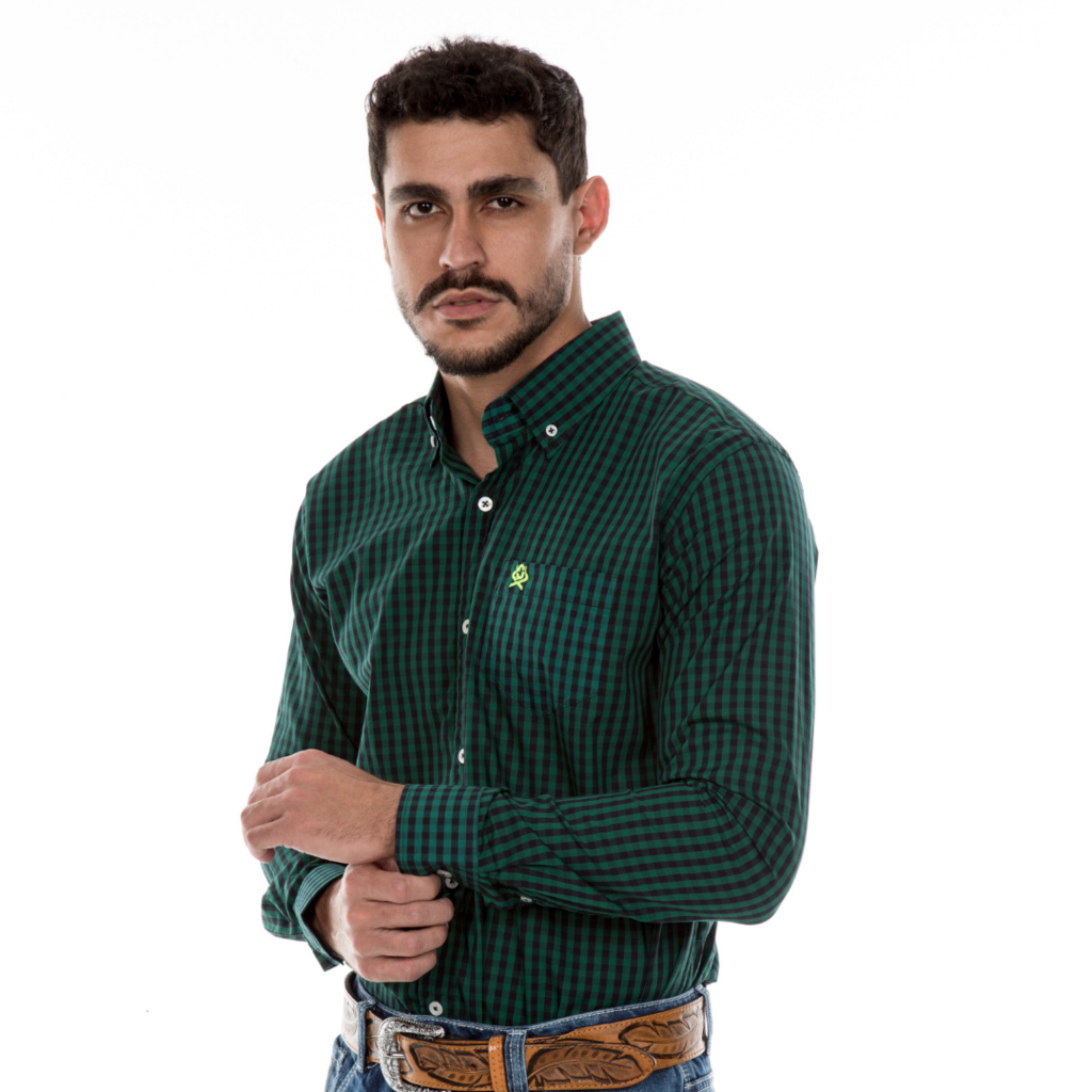 Camisa Manga Longa Ox Horns Xadrez