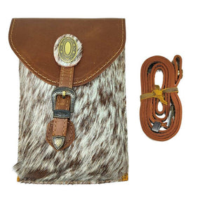 Bolsa De Couro Goyazes Atlanta Caramelo