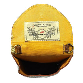 Bolsa De Couro Goyazes Atlanta Caramelo
