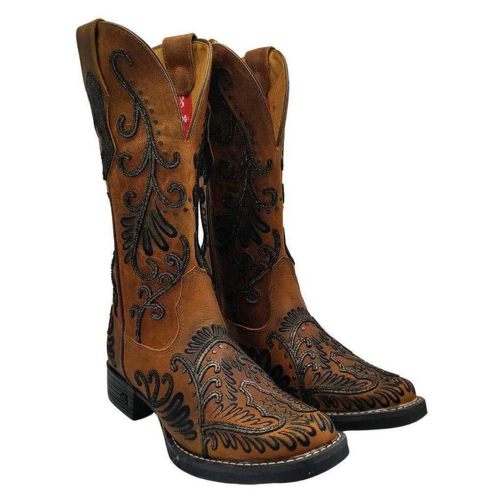 Bota Texana Feminina Goyazes Dallas Furta Cor