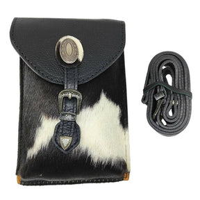 Bolsa De Couro Goyazes Pit Stop Preto