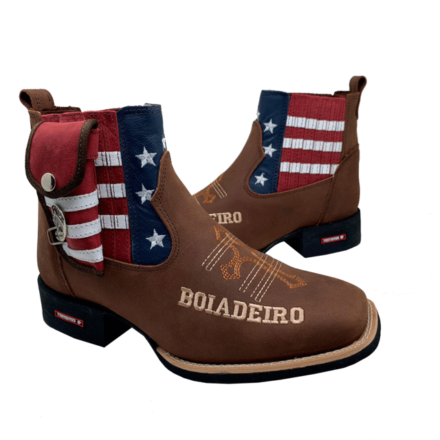 BotinaCanivete Americana
                                    - Cano Americano | Gáspea Couro Crazy Horse Nescau