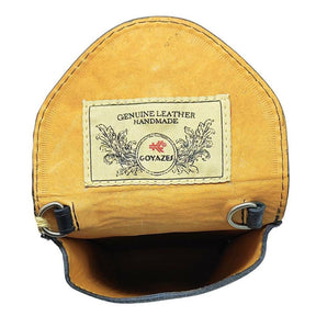 Bolsa De Couro Goyazes Pit Stop Preto