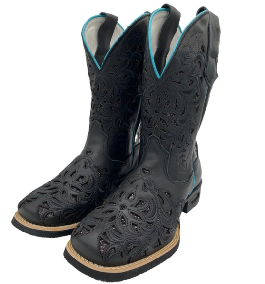Bota Feminina Fort Boots Verde Brilho Preto