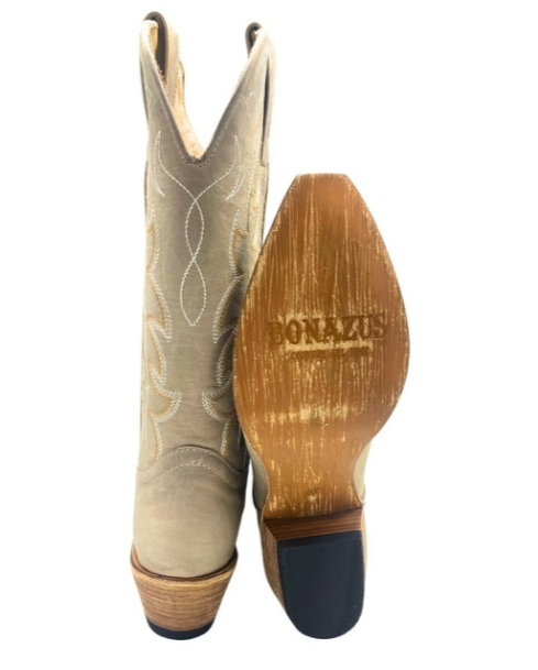 Bota Bico Fino Bonazus Nude