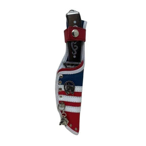 BotaFaca Americana
                                    - Couro Cano Americano Tradicional | Couro Gáspea Crazy Horse Nescau | Bainha Americana