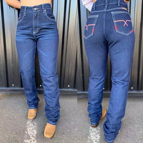 COMBO CASAL CALÇA TEX TEAM BORDADA RED