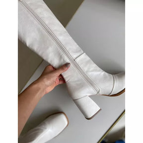 Bota Feminina Jade Off White